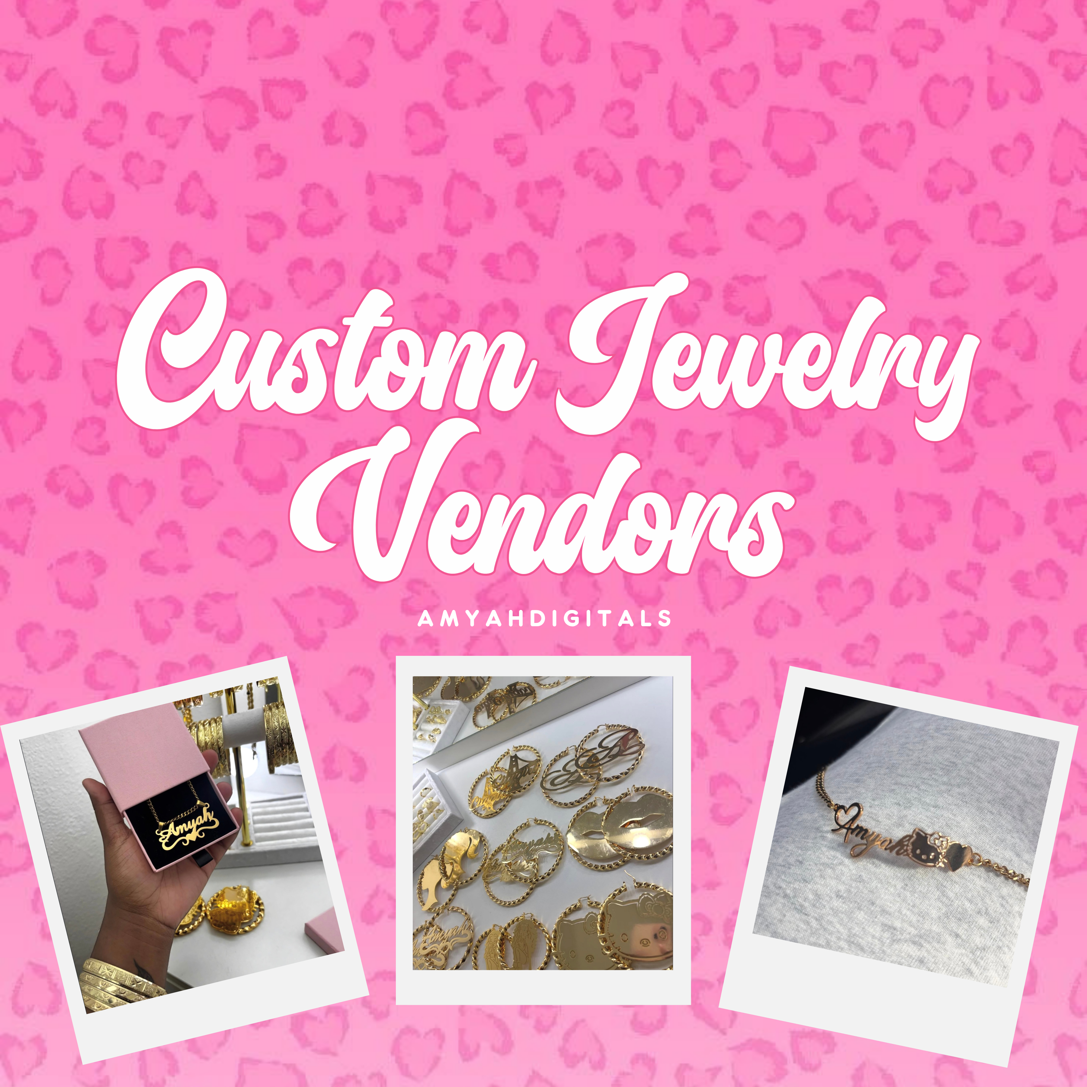 CUSTOM JEWELRY VENDORS